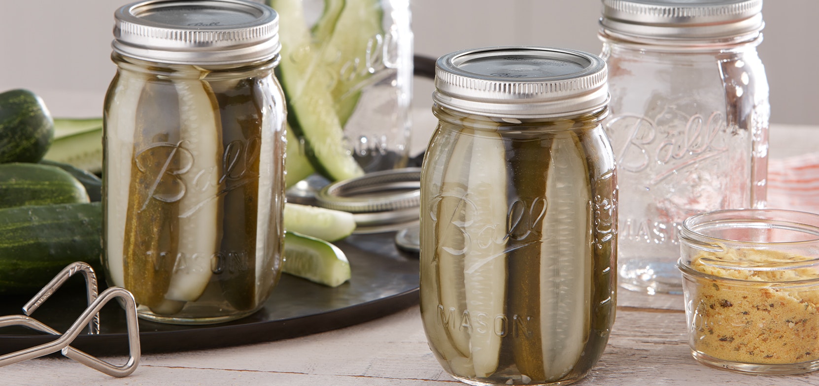 Pickles Problem Solver Ball® Mason Jars